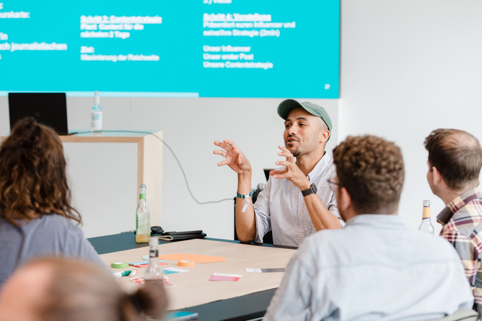 Yves bei einer Veranstaltung der Landesanstalt für Medien NRW in Düsseldorf